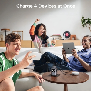 شارژر دیواری 100 وات یوگرین UGREEN مدل 45648B X688 با 4 پورت