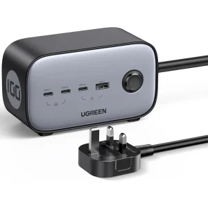 چند راهی برق یوگرین Ugreen مدل CD270-60168 با 2 سوکت و 4 پورت