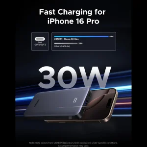 پاور بانک 10000 یوگرین UGREEN مدل PB535 55994 توان 30 وات