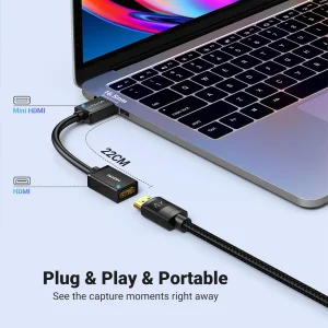 کابل تبدیل مینی HDMI به HDMI ماده یوگرین UGREEN مدل 20137