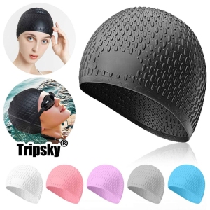 کلاه شنا سیلیکونی برای موی بلند و کوتاه تریپسکی Tripsky