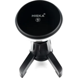 هولدر شارژر وایرلس خودرو هیسکا مدل HK-2354W‎ مگنتی دریچه کولری