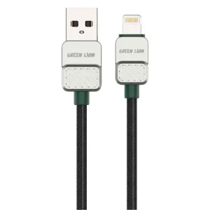 کابل آیفون لایتنینگ گرین لاین مدل GNELUALG1BK توان 12 وات 1 متر