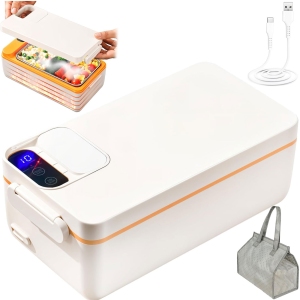 ظرف غذای گرم کن دار برقی مدل F-818 یک لیتری