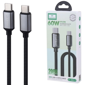 کابل تایپ سی ارلدام Earldom مدل EC-200C-C توان 60 وات 2 متر