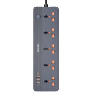 چند راهی برق گرین لاین Green Lion مدل GS-250 با 5 سوکت و 4 پورت