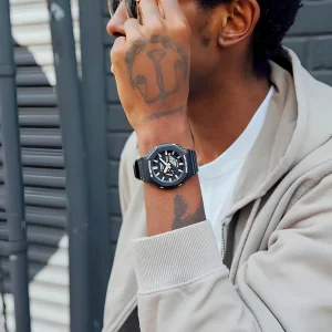 ساعت مچی مردانه کاسیو Casio G-SHOCK مدل GA-2100RL-1ADR با قاب هشت ضلعی