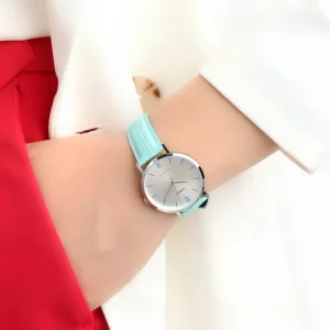 ساعت مچی زنانه کاسیو Casio مدل LTP-VT01L-7B3UDF بند چرمی آبی