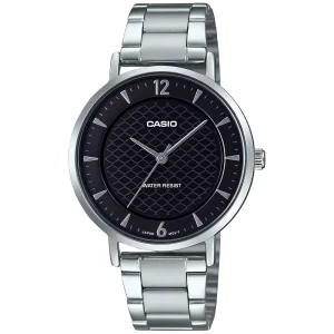 ساعت مچی زنانه کاسیو Casio مدل LTP-VT04D-1ADF صفحه مشکی