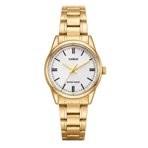 ساعت مچی زنانه کاسیو CASIO مدل LTP-V005G-7A با بند استیل طلایی