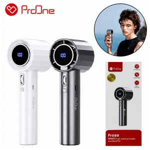 پنکه شارژی دستی پرووان ProOne مدل PFM17 Froza با نمایشگر دیجیتال