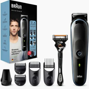 ماشین اصلاح سر و صورت براون Braun مدل MGK5345 با کیت 7 کاره