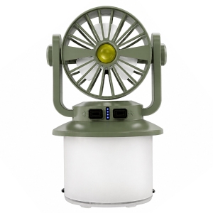 پنکه و چراغ کمپینگ شارژی خورشیدی مدل CH-F804