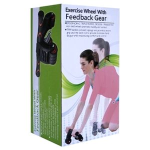 رولر شکم و پهلو مگا فیتنس Mega fitness مدل DB-704 سه چرخ فنردار