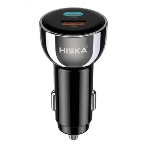 شارژر فندکی هیسکا HISKA مدل HCC-307 با قابلیت شارژ سریع