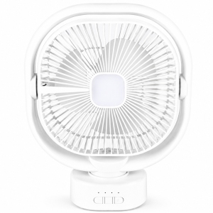 پنکه رومیزی شارژی مدل W8LG-9K با ظرفیت 2400 میلی آمپر