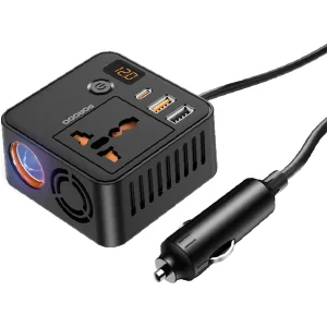 اینورتر فندکی خودرو پرودو Porodo مدل FWC057 توان 200 وات