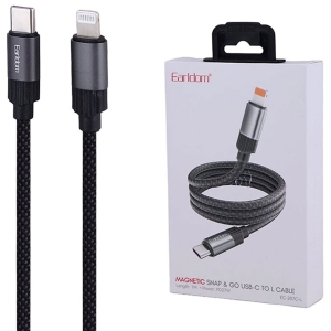 کابل تایپ سی به لایتنینگ ارلدام مدل EC-207C-L توان 27 وات یک متر