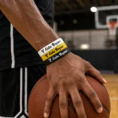 دستبند بسکتبالی سیلیکونی طرح Kobe Bryant