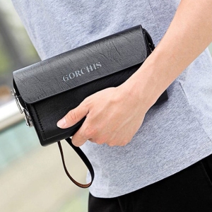 کیف دستی مردانه ضد سرقت گورجیس GORCHIS مدل 558 با قفل رمزدار