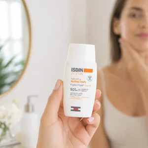 فلوئید ضد آفتاب رنگی ایزدین ISDIN اکتیو یونیفای با SPF100 و حجم 50ml