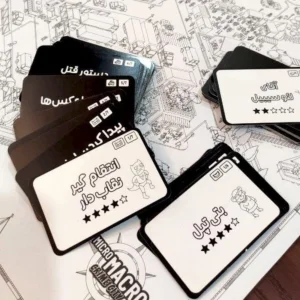 بازی فکری چارپایه میکرو ماکرو شهر جنایت با 16 پرونده