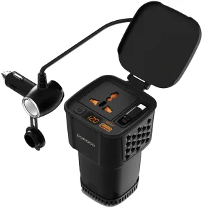 مبدل برق خودرو پرودو Porodo مدل PDCI103BK توان 200W