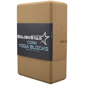 آجر یوگا گلدن استار Golden Star چوب پنبه ای