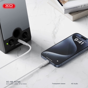کابل تبدیل لایتنینگ به AUX ایکس او XO مدل NB-R279A طول 1 متر