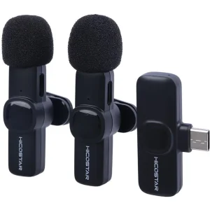 میکروفون یقه ای هایکواستار Hicostar مدل HS-MC521C با گیرنده USB-C