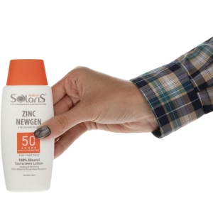 لوسیون ضد آفتاب فیزیکال آردن سولاریس مدل Zinc NEWGEN +SPF50 بی رنگ