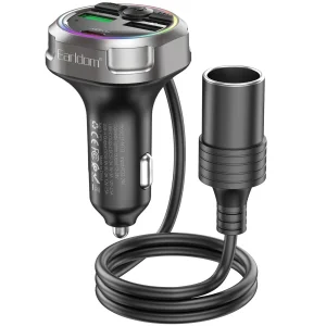 شارژر فندکی و اف ام پلیر ارلدام مدل ET-M113 توان 84 وات