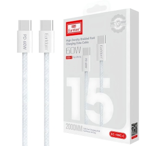 کابل دوسر تایپ سی ارلدام Earldom مدل EC-190C-C توان 60 وات 2 متر