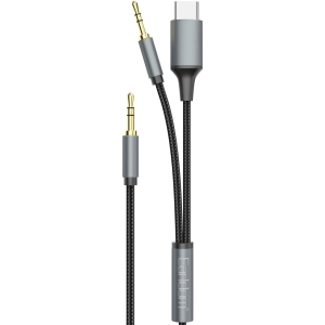 کابل صدا AUX به Type-C/AUX ارلدام Earldom مدل ET-AUX69 طول 1.2 متر