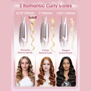 فر کننده مو شیگلم SHEGLAM مدل Cupid's Charm با قطر 25 میلی متر