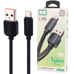 کابل تایپ سی ارلدام Earldom مدل EC-187C جریان 2.4 آمپر طول 1 متر