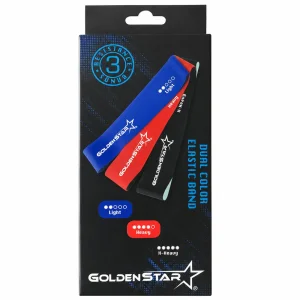 کش مینی لوپ گلدن استار Dual Color بسته 3 عددی