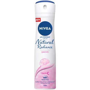 اسپری ضد تعریق زنانه نیوآ NIVEA مدل Natural Radiance 48h حجم 150ml