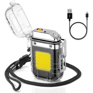 فندک الکتریکی و چراغ قوه شارژی Electronic Ignition Lighting
