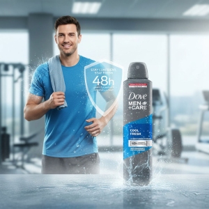 اسپری ضد تعریق مردانه داو Dove مدل Cool Fresh ظرفیت 250ml