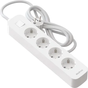 چند راهی برق ارت دار چهار سوکت هادرون Hadron P24 4 AC Way Power Strip 16A