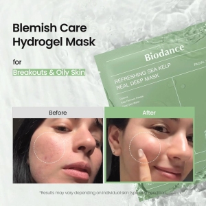 ماسک ورقه ای بایودنس Biodance مدل Sea Kelp با بافت هیدروژلی