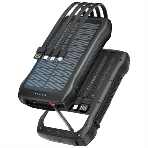 پاوربانک خورشیدی گرین لاین GL-PX82 ظرفیت 20000 میلی آمپر توان 22.5 وات