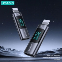 مبدل تایپ سی به لایتنینگ یوسامز USAMS مدل US-SJ681 توان 30 وات