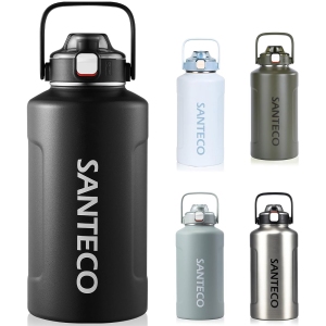 فلاسک و بطری آب دوجداره سانتکو SANTECO مدل HD-1900-117A ظرفیت 1900ml