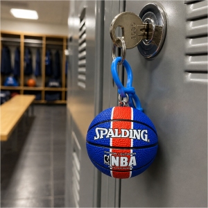 جاکلیدی توپ بسکتبال اسپالدینگ Spalding طرح NBA رنگی