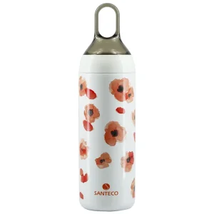 بطری آب دوجداره سانتکو مدل HC-500-8-A ظرفیت 500ml مناسب نوشیدنی گرم و سرد