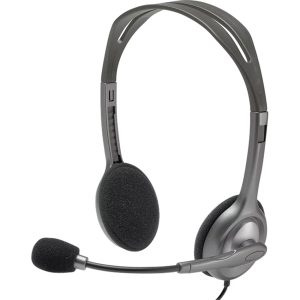 هدفون لاجیتک Logitech مدل H110 با میکروفون چرخشی