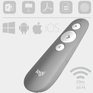 لیزر پرزنتر بی سیم لاجیتک Logitech مدل R500S با لیزر قرمز و برد 20 متر