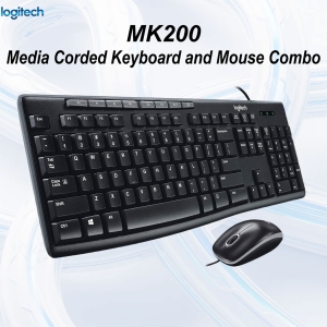 ست کیبورد و ماوس لاجیتک Logitech مدل MK200